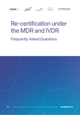 Nowy dokument branżowy: FAQ dotyczące recertyfikacji wyrobów medycznych i diagnostyki in vitro