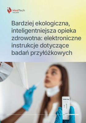 Broszura „Inteligentniejsza opieka zdrowotna: elektroniczne instrukcje dotycząca badań wykonywanych przy łóżku pacjenta”